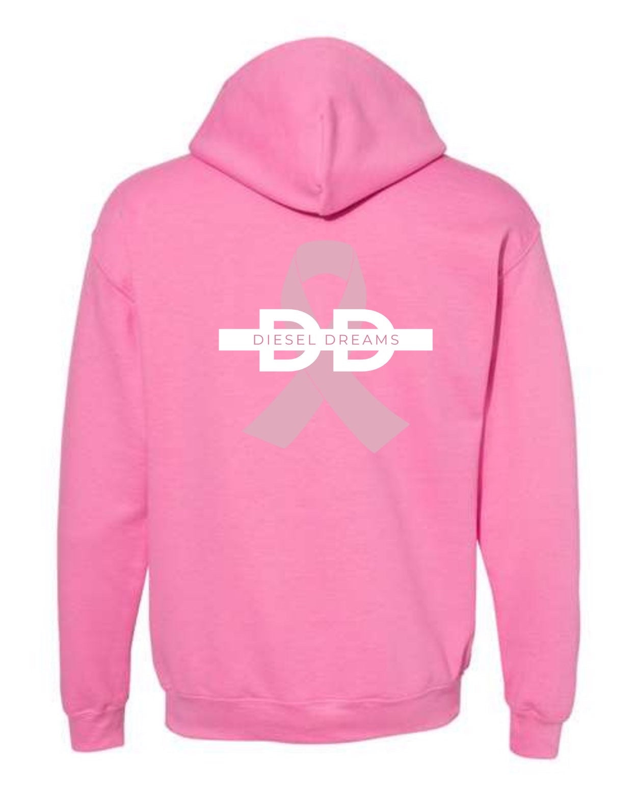 Diesel dreams pink breast cancer awareness hoodies